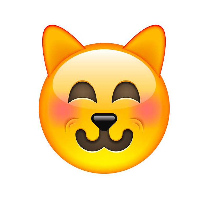 E047. Maska papierowa Emoji – na twarz, z gumką