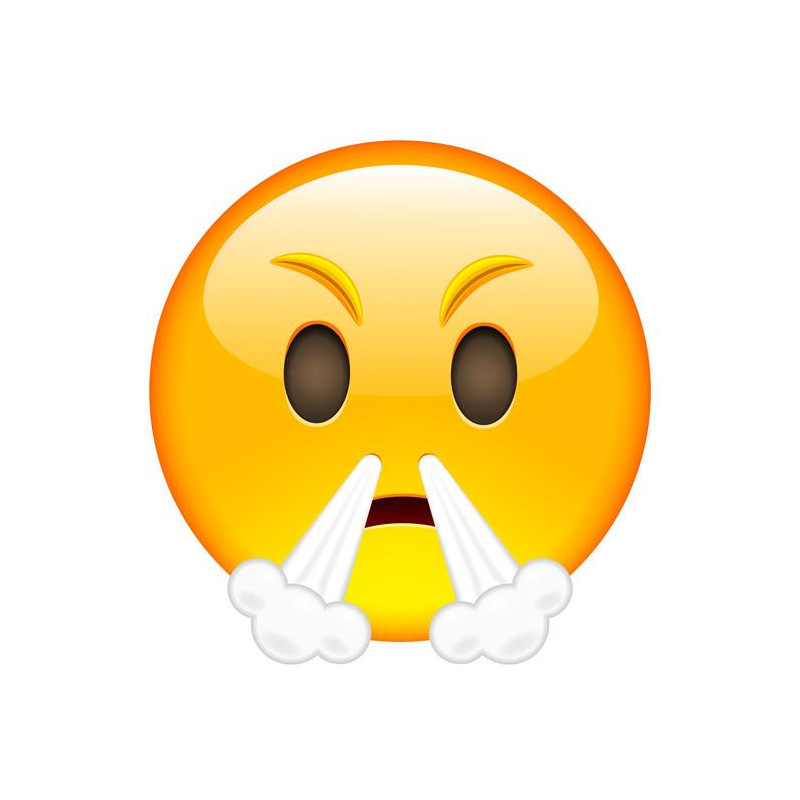 E054. Maska papierowa Emoji – na twarz, z gumką