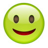 E074. Maska papierowa Emoji – na twarz, z gumką