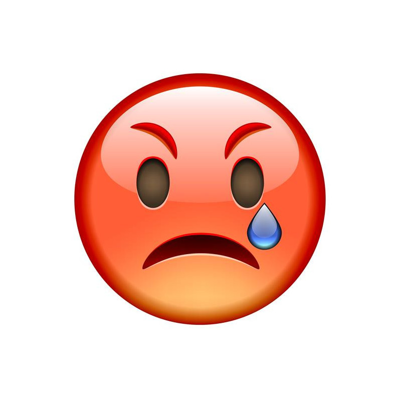 E078. Maska papierowa Emoji – na twarz, z gumką