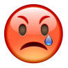 E078. Maska papierowa Emoji – na twarz, z gumką
